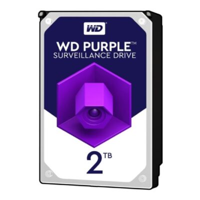 هارددیسک اینترنال وسترن دیجیتال بنفش مدل Purple WD20EJRX ظرفیت 2 ترابایت