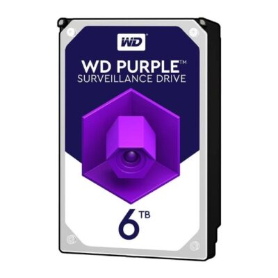هارددیسک اینترنال وسترن دیجیتال مدل Purple ظرفیت 6 ترابایت