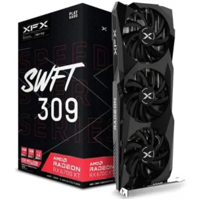 کارت گرافیک XFX AMD Radeon RX 6700 XT SWFT 309 ظرفیت 12 گیگا بایت