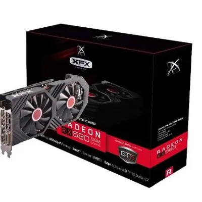 کارت گرافیک ایکس اف ایکس مدل XFX Radeon RX 580 GTS Black Edition 8GB OC