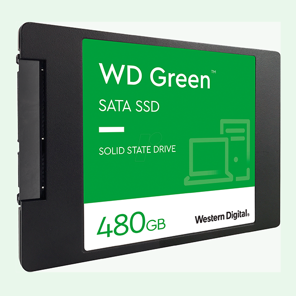 حافظه اس اس دی وسترن دیجیتال مدل GREEN WDS480 ظرفیت 480 گیگابایت