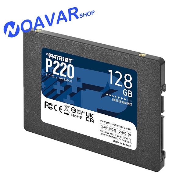 افظه SSD اینترنال پتریوت مدل P220 ظرفیت 128 گیگابایت